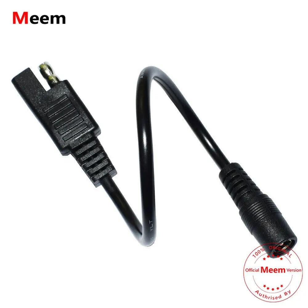 

SAE Plug to DC 5.5mm x 2.1mm Female 9.4in/24cm Adapter Cable for RV Solar Panel