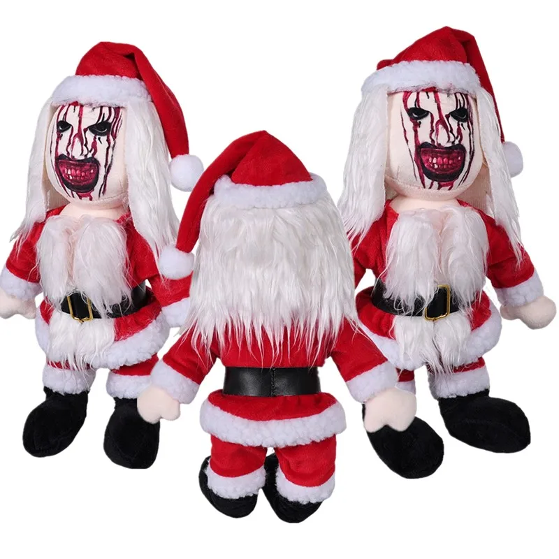 

Terrifier 3 Cosplay Art Clown Plush Horror Santa Claus Plushies Fantasy Figurine Adult/Kids Xmas Birthday Party Gifts Props