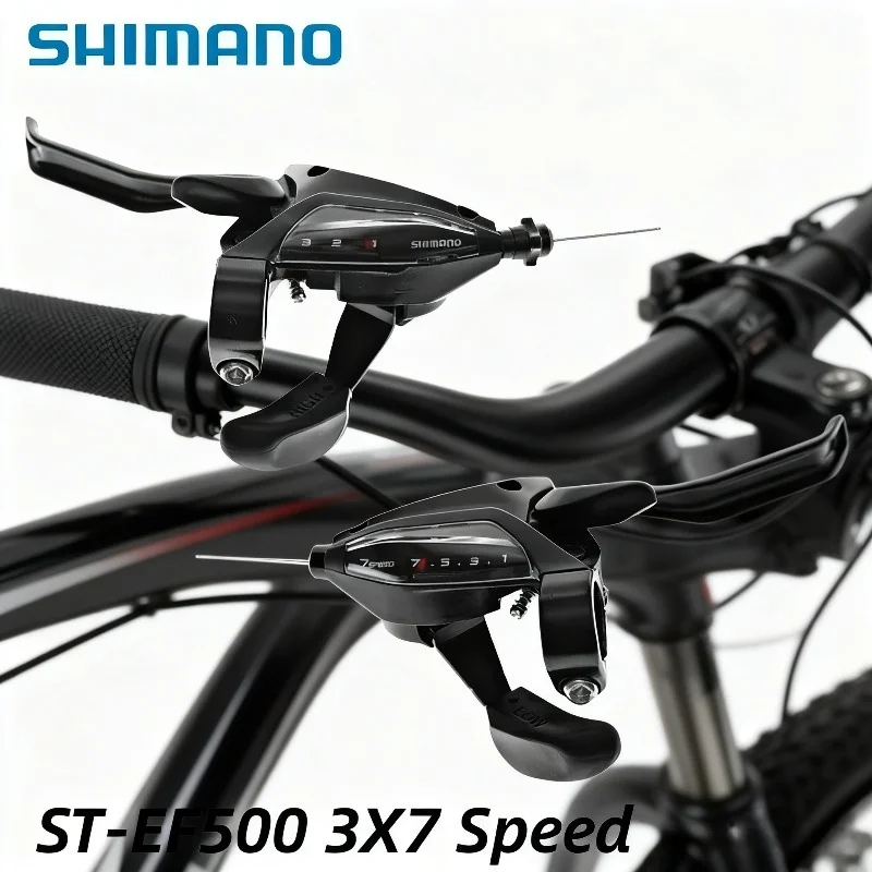 Grupo SHIMANO ACERA ALTUS EF500 3x7V 3x8S, palanca de freno de cambio EZ FIRE PLUS, tamaño de palanca de 2 dedos, 3x7 velocidades, piezas originales