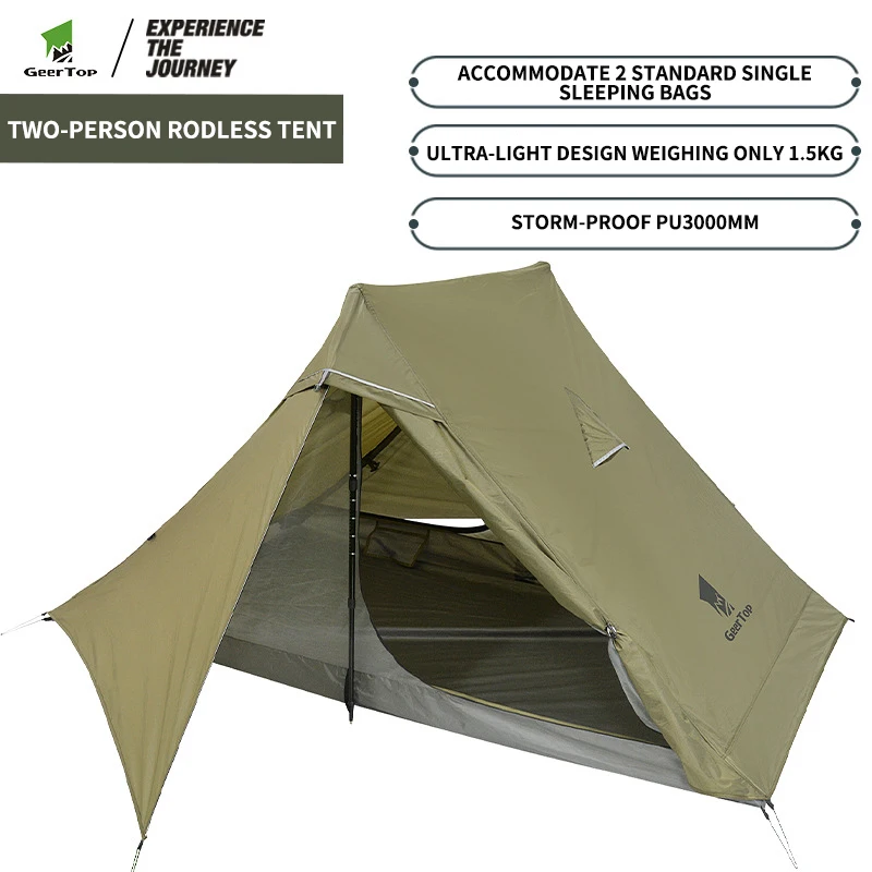

Storm-Resistant Breathable Double Tent - Lightweight Portable Shelter for Hiking Mountaineering Camping