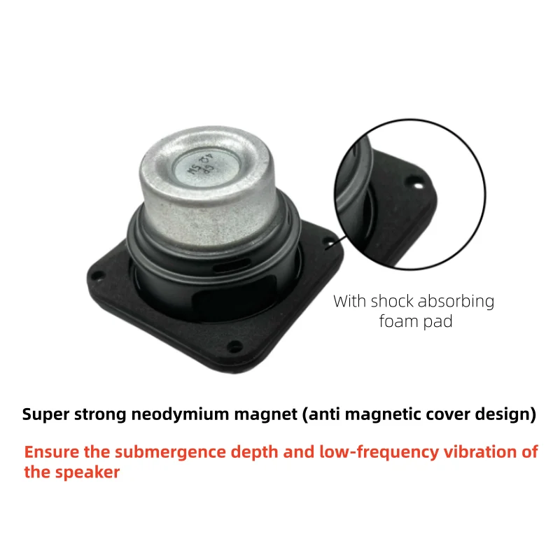 2-inch 48mm diameter 4 Euro 5W subwoofer full range speaker Bluetooth speaker retrofit speaker