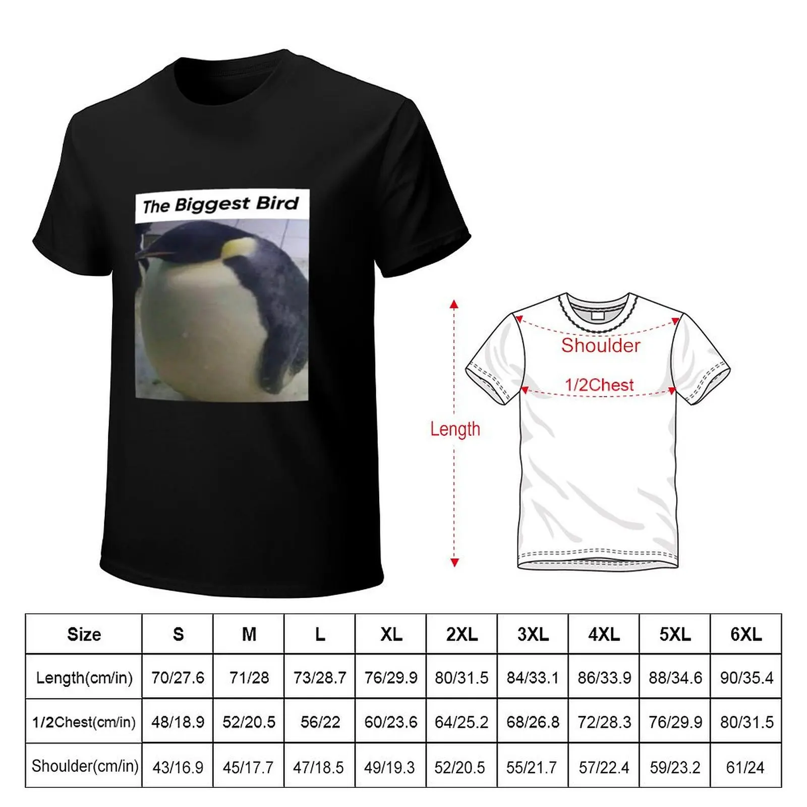 IM THE BIGGEST BIRD MEME T-Shirt Casual Streetwear Short Sleeve Tee