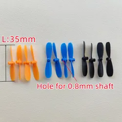 35mm 2-Blade Mirco Props PC Propeller 0.8mm for RC mini Drones Quadcopter 615 Motors