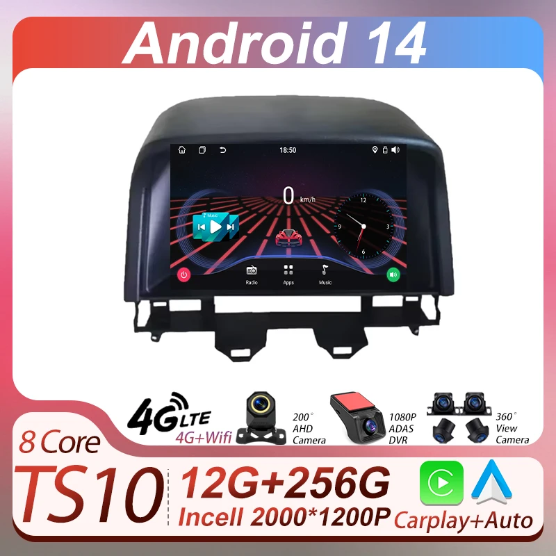 

2 Din Car Radio Multimedia Video Player For Mazda 6 Wireless Android Auto Carplay Automotive Multimedia CarPlay Monitor Wifi BT
