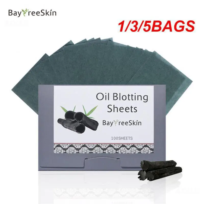 

1/3/5BAGS Portable Facial Oil Blotting Sheets Paper Cleansing Face Oil Control Absorbent Paper Face Skin Care Beauty Makeup