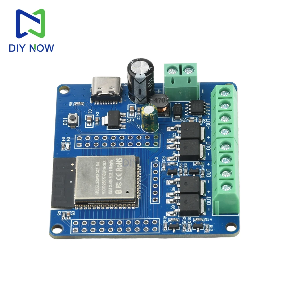 تيار مستمر 5-60 فولت ESP32 2/4-way MOS وحدة تبديل طريقة واحدة وحدة التتابع ESP32-32E وحدة واي فاي بلوتوث مجلس التنمية UART حرق