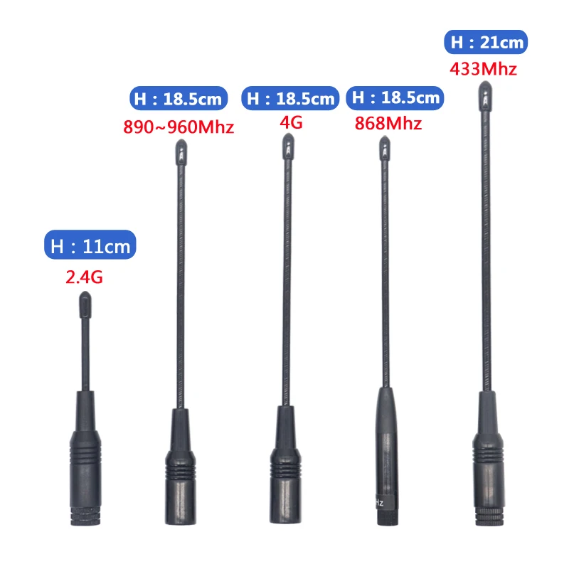 Walkie Talkie 2.4G WiFi 4G LTE 3G GSM 433Mhz 470Mhz 868Mhz Lora Solf Flexible  Antenna Omni WiFi 400~470Mhz Aerial Magnetic Base