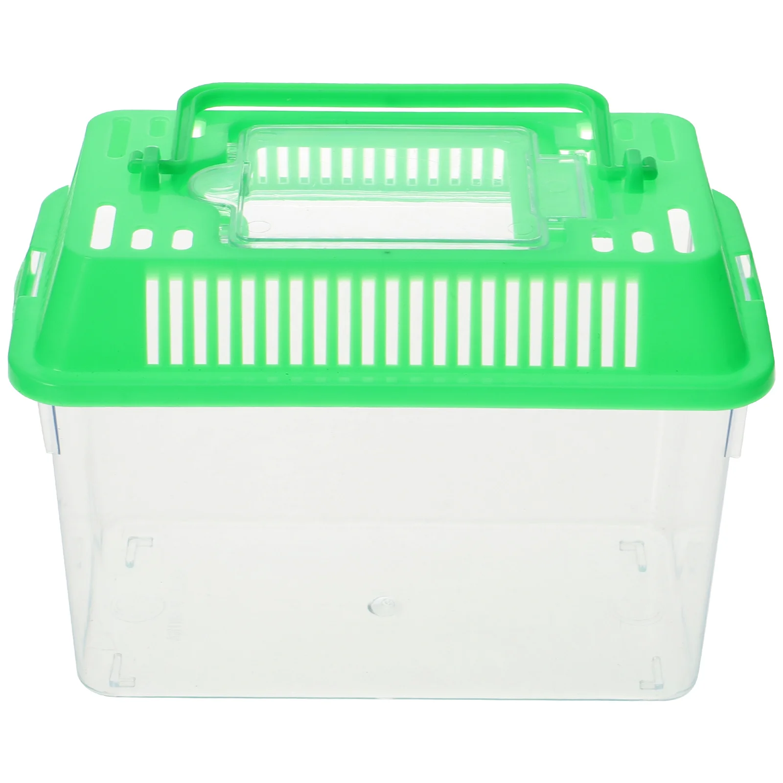 

Mini Tank Plastic Handheld Durable Breathable Easy Clean Carry for Small Pet Turtle Goldfish