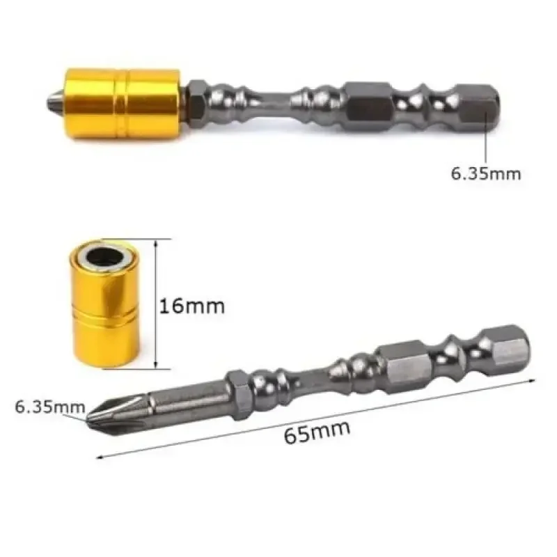 Magnetic coil bit anti-slip magnetic coil strong magnetic batch tip electric screwdriver cross bit screwdriver S2 ten sub-bit