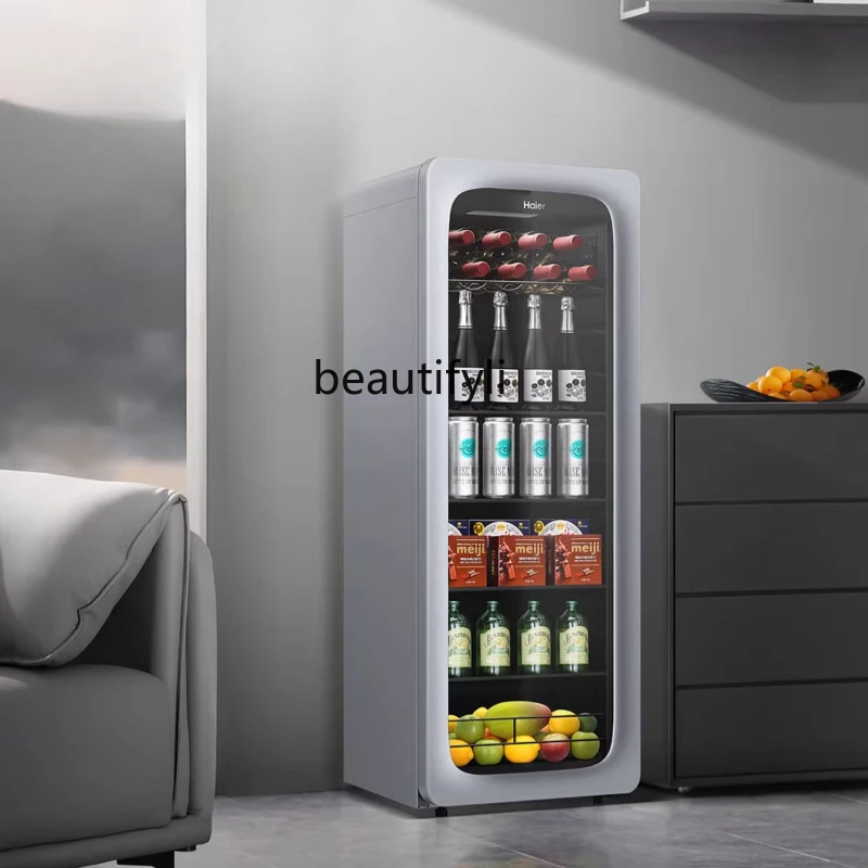 Household Living Room Tea Beverage Cabinet Small Refrigerator Office Refrigeration Ice Bar