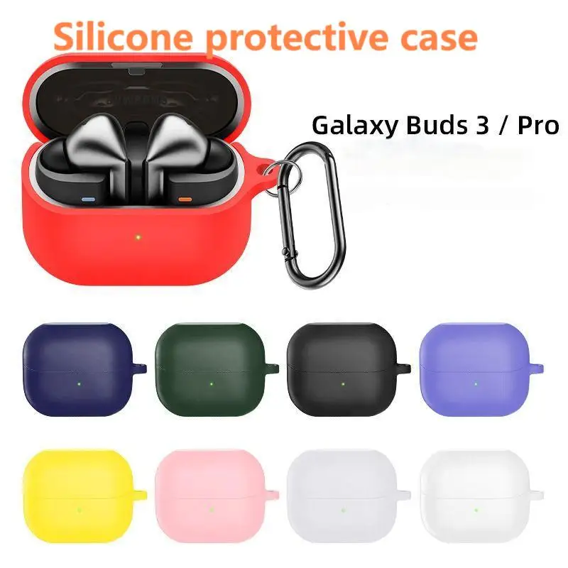 Earphone Case Cover 2024 New For Samsung Galaxy Buds 3 Pro and Galaxy Buds 3 Case Silicone Headphones Protective Shell Sk