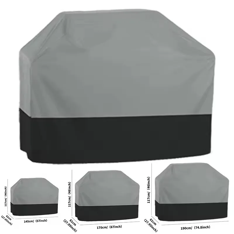 Funda para Parrilla Exterior Impermeable, Funda para Barbacoa de Jardín, Funda para Muebles Pesados Weber, Tela 210T, Funda para Parrilla de Gas, Carbón y Eléctrica