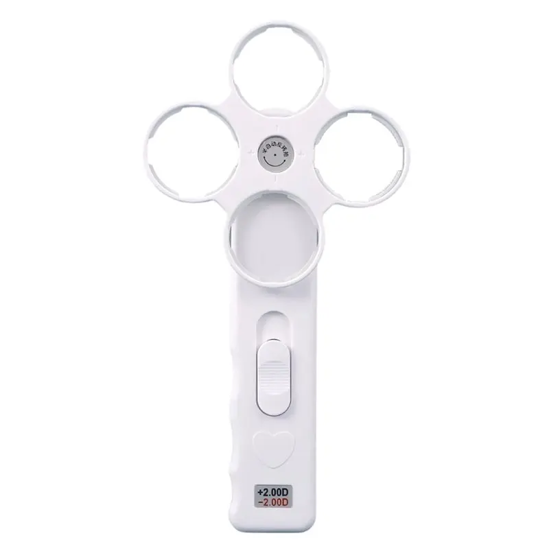 

ALIM-Semi-Automatic 4 Lens Plastic Optical Flippers Ophthalmic Holder Eye Trainer For Vision Training And Refraction Testing