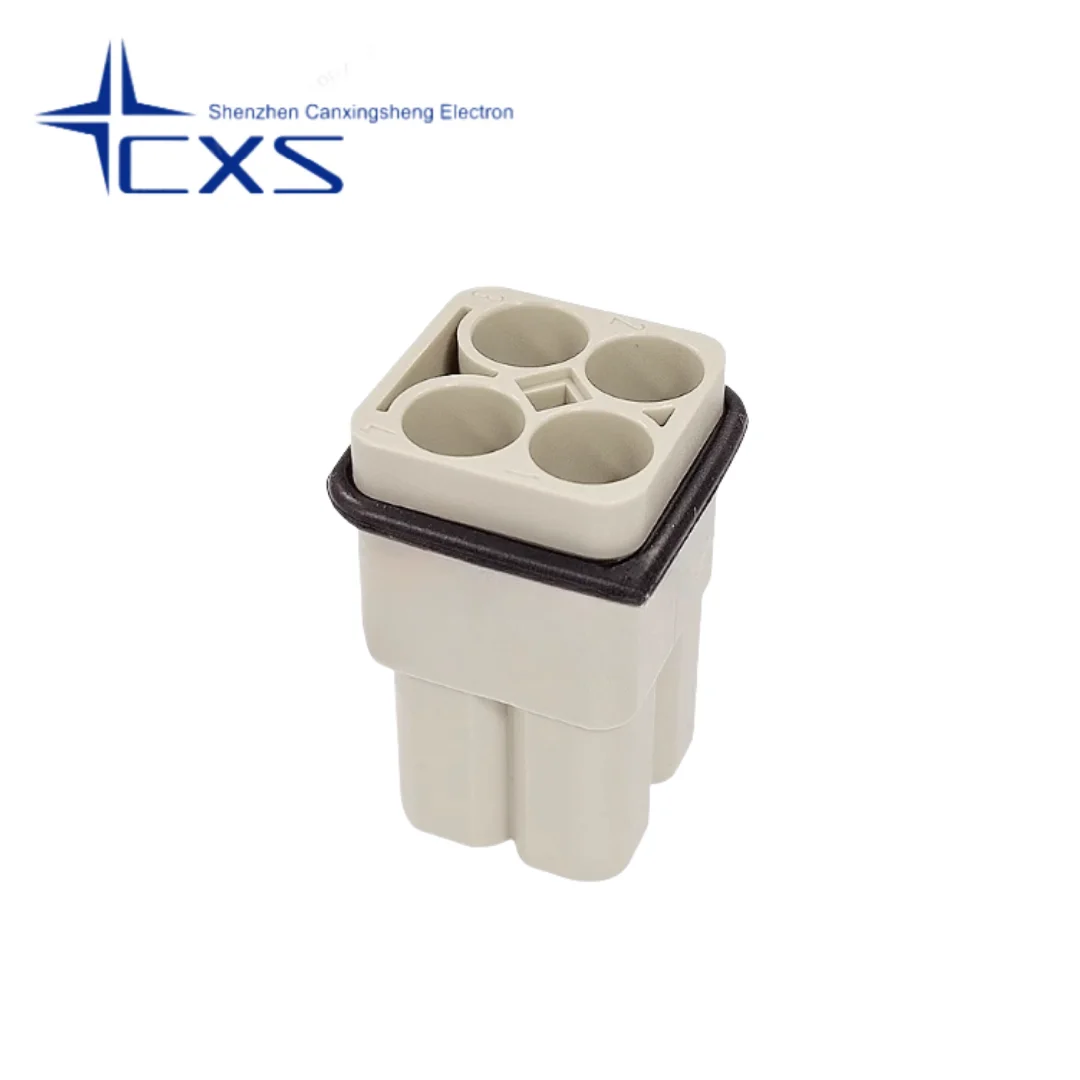 

1pcs 09120043051 Germany HARDING Heavy Duty Connector HAN-Q4/0-M F 4Pin 40A