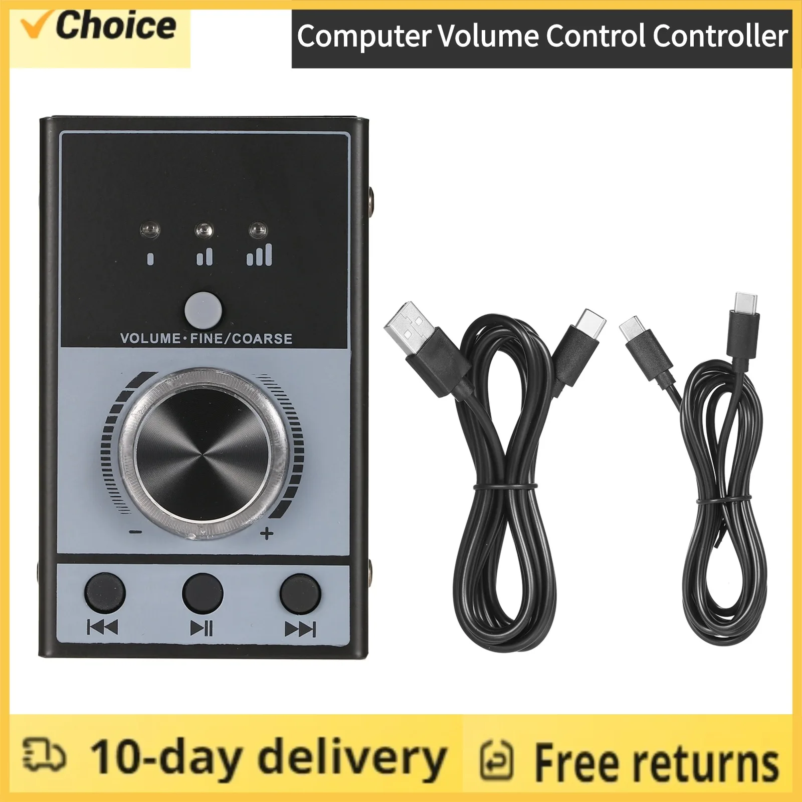 

Мультимедийный USB-контроллер громкости компьютера, устройство для регулировки громкости звука, бесшумное подключение и воспроизведение одним нажатием