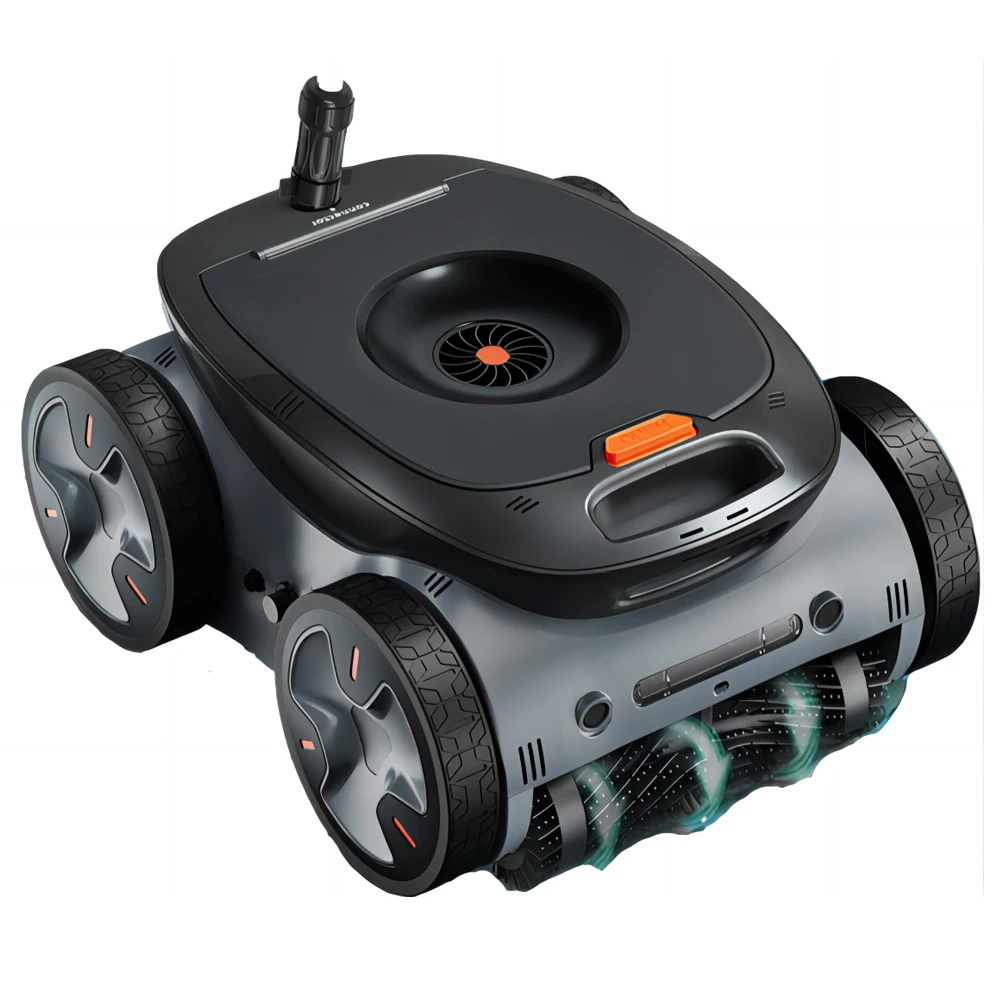 Latest Automatic Swimming Pool Vaccums Cleaning Robotic Cleaner With 30 Meters Cables and 9000Mah Battery