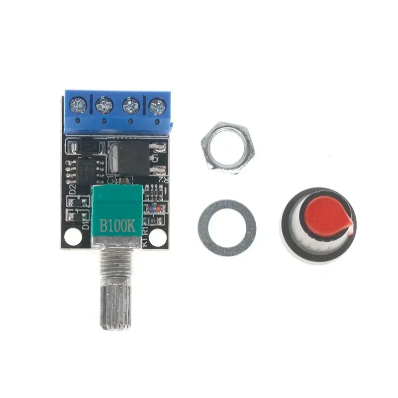 5V 12V 10A Voltage Regulator PWM DC Motor Speed Controller Governor Stepless Speed Regulator LED Dimmer Power Controller - view 2