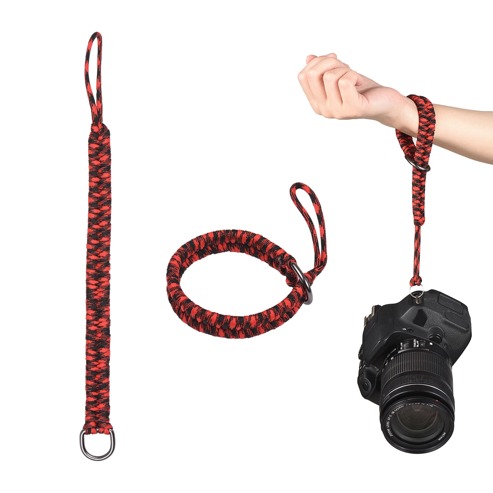 35cm Camera Hand Strap Universal Camera Wrist Strap for DSLR & Mirrorless Cameras Straps for Photographers Quick Release