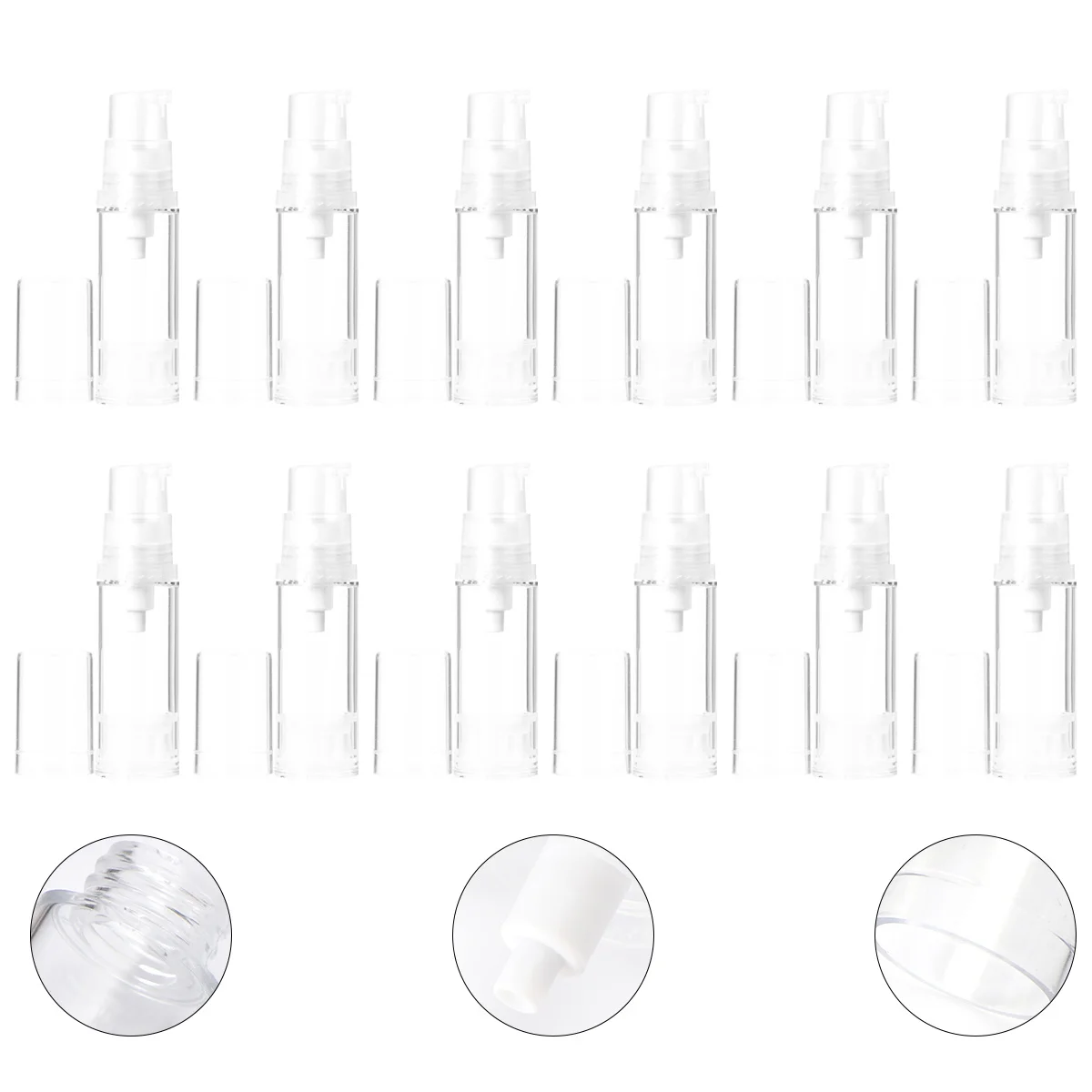 

12 PCS Bottled Storage Make up Empty Subpackaging Bottles Lotion Travel
