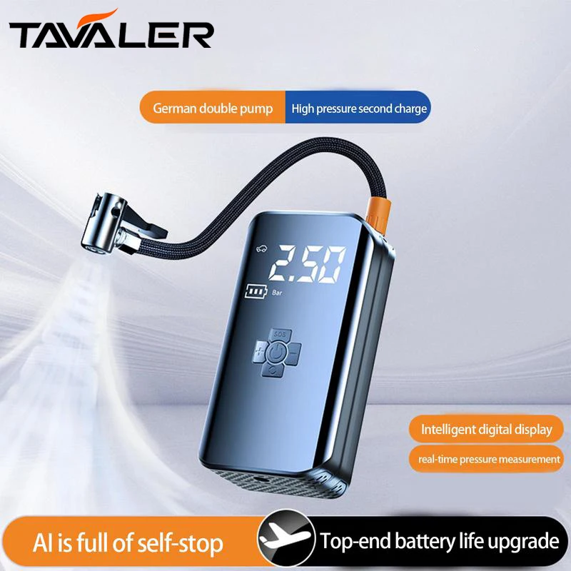 

Электрический воздушный насос, мини-портативный беспроводной 12 В, надувной насос для шин, 150PSI, компрессорный насос, автомобильный мотоцикл, велосипедный мяч