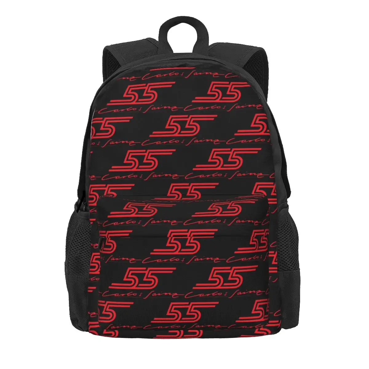 Carlos Sainz Jr F1 Signature Graphic - Dark Backpacks Bookbag Children School Bags Rucksack Travel Rucksack Shoulder Bag