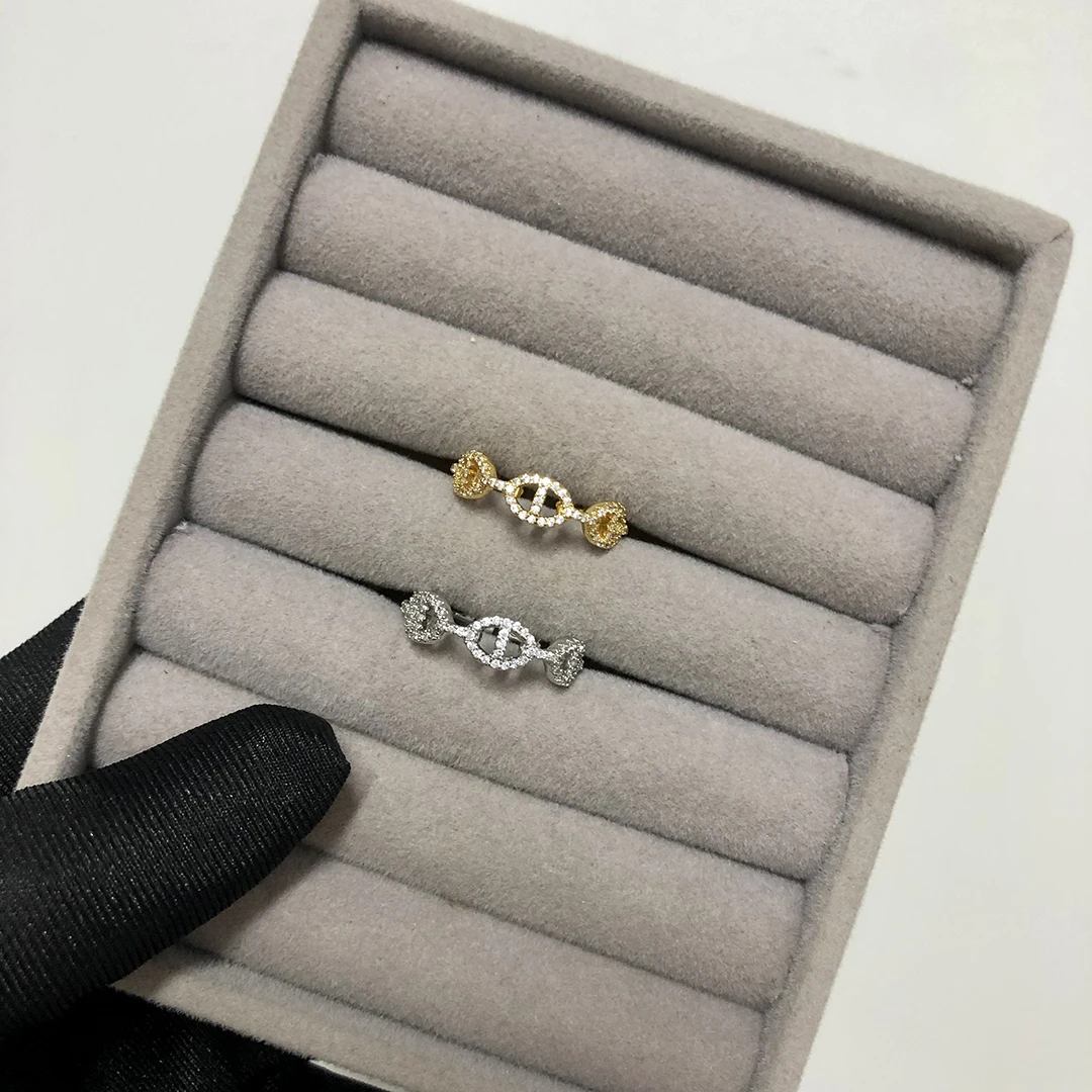 

Изысканные ювелирные изделия Женские кольца из стерлингового серебра 925 пробы. Популярные свадебные украшения. Юбилейный подарок