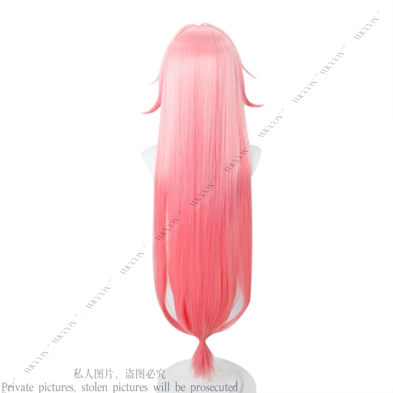 Yae Anime Game Genshin Impact Grand Narukami Shrine Narukami Island Guuji Wedding Pure Gorgeous Cosplay Costume Wig Priestess