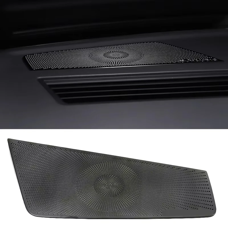 For VW Volkswagen Touareg CR7 2017 - 2024 Car Door Loudspeaker Sound Chrome Pad Speaker Cover Trim Frame Sticker Interior