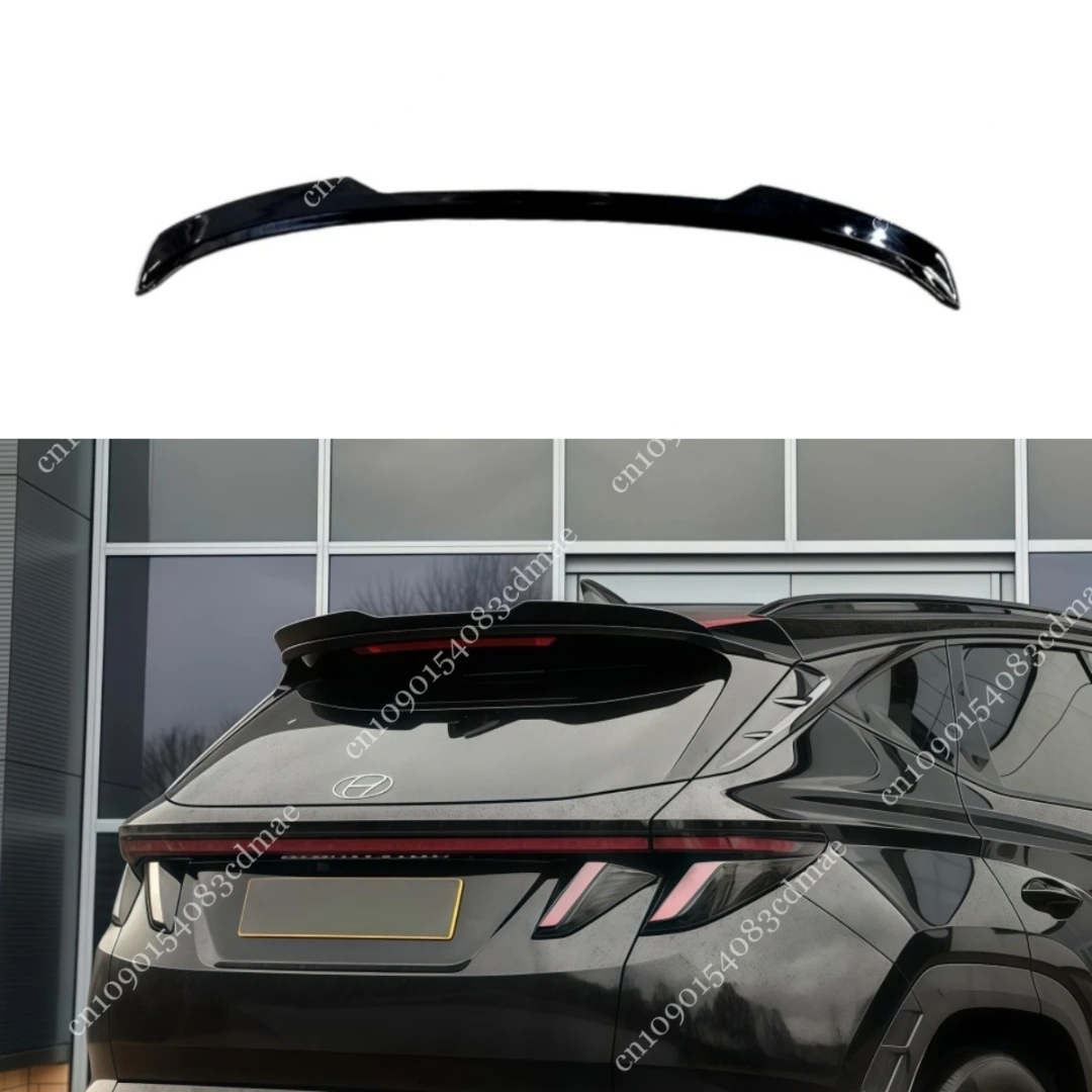 Für Hyundai Tucson NX4 MK4 2021-2026 Maxton Style ABS Heckspoiler Kappe Dachflügel Kofferraumspoiler Auto-Verlängerung Karosserie-Kits Tuning