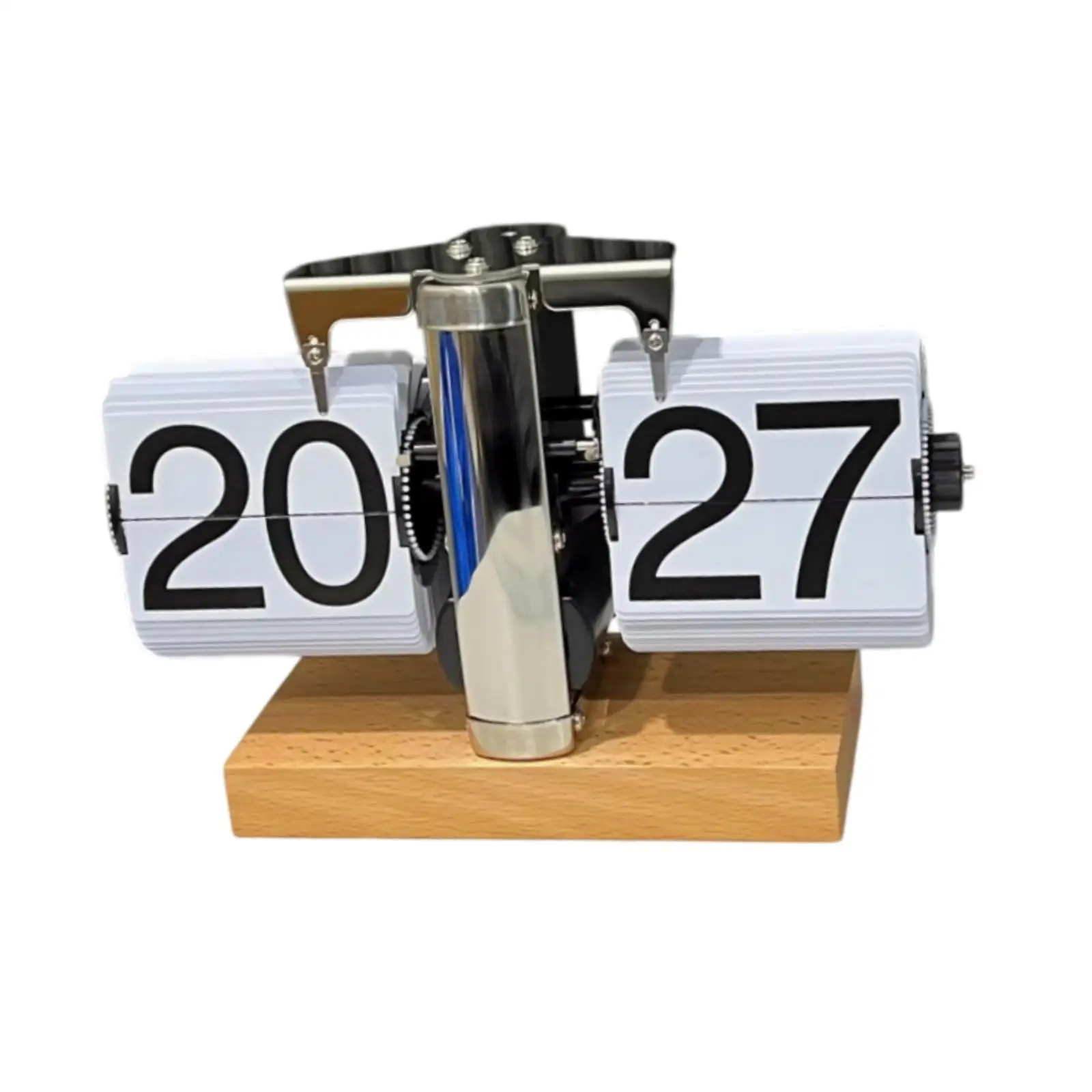 Flip Desk Clock Mechanical Flip Clock for Restaurant Housewarming Gift Home