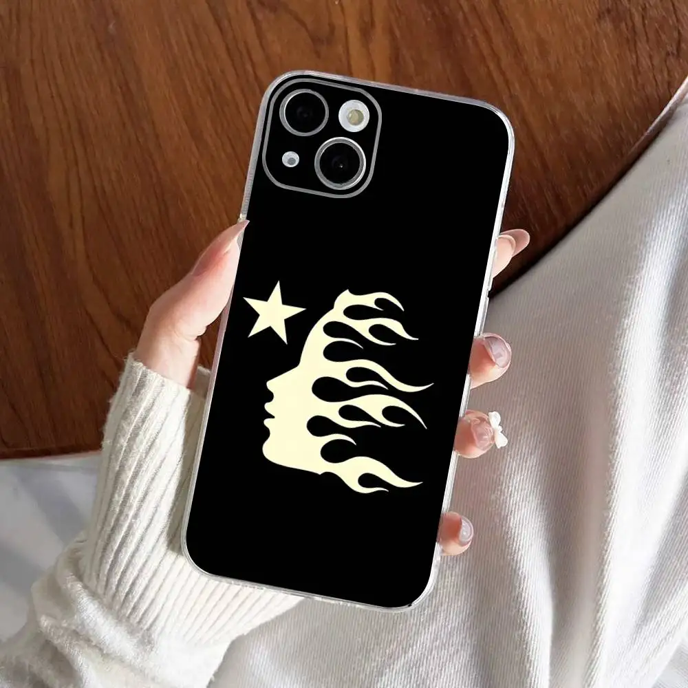 H-HellstarS Fashion Logo Transparent Soft Phone Case For IPhone 15 12 14 16 17 13 Plus 11 Pro Max 13 Pro view 4