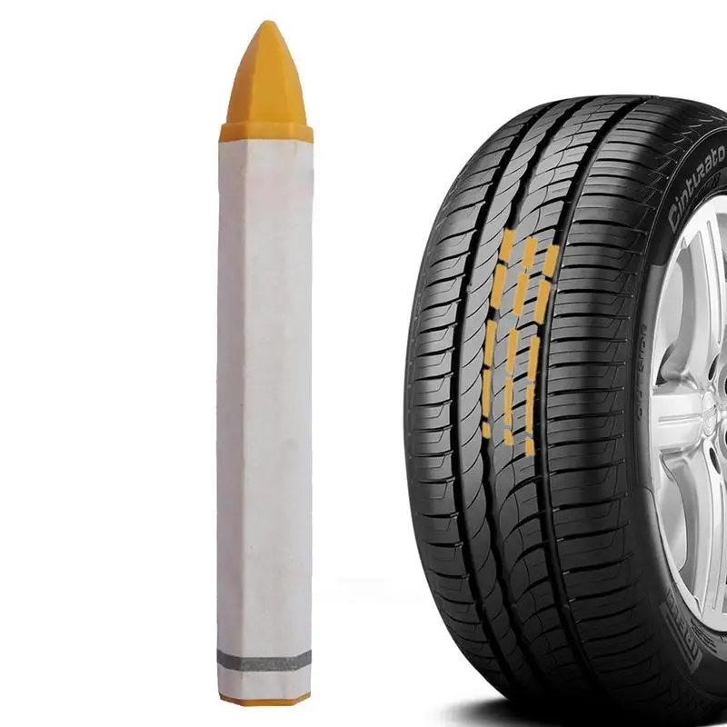 

Tire Chalk Paint Stick Crayon Car Tire Crayon Marker Portable Vehicles Paint Markers Tire Marker Drawing Crayons For Wood