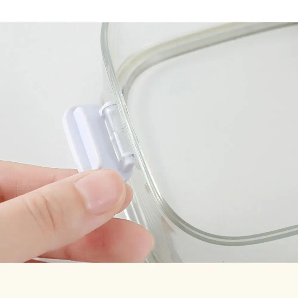 High Quality Clear Kitchen Seasoning Organizer Stackable Fresh-keeping Seasoning Box Space-saving Plastic Condiment Jars