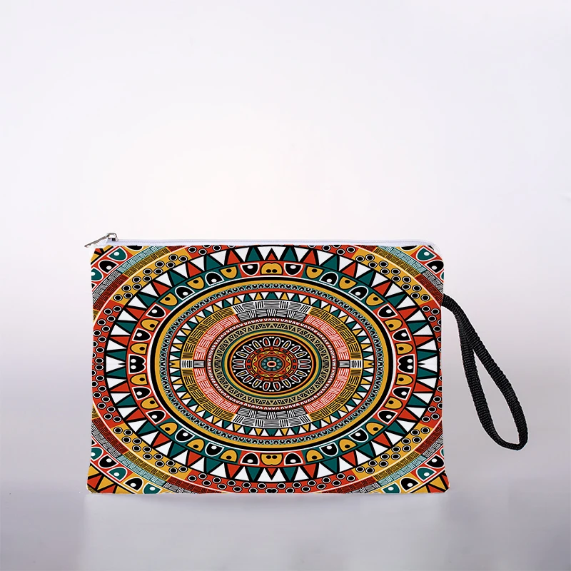 

Bohemian Printed Women's Cosmetic Bag Cute Leisure Travel Portable Storage Handbag Cosmetic Bag Toiletry Bag