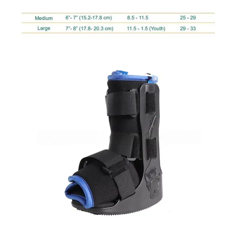 AA20-Pediatric Buddy Boot, Kids Fracture Sprain Boot, Structured Left/Right Fit, Supports Fracture And Sprain Support
