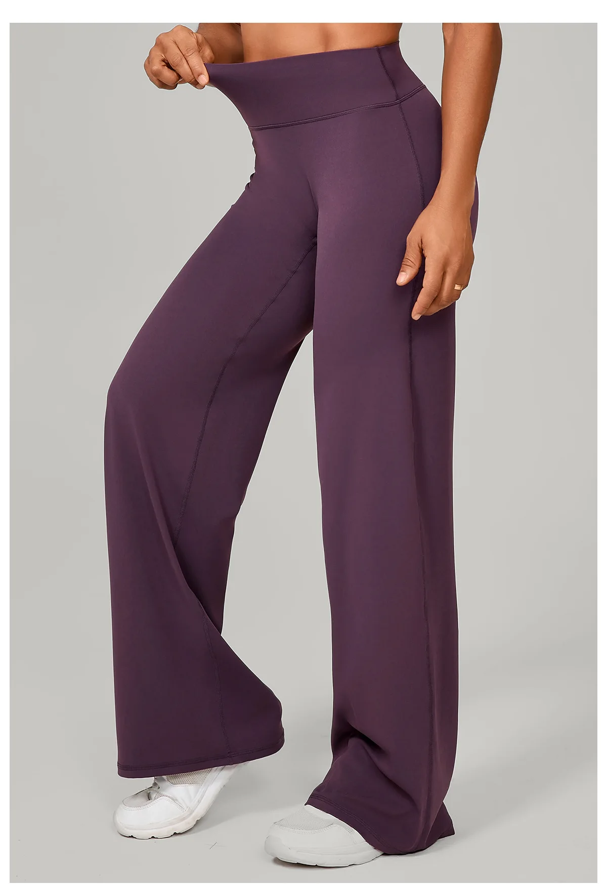 

Осенние кашемировые прямые брюки для йоги, свободные широкие брюки для бега, спортивные длинные брюки для фитнеса, увеличивающие ягодицы, универсальные