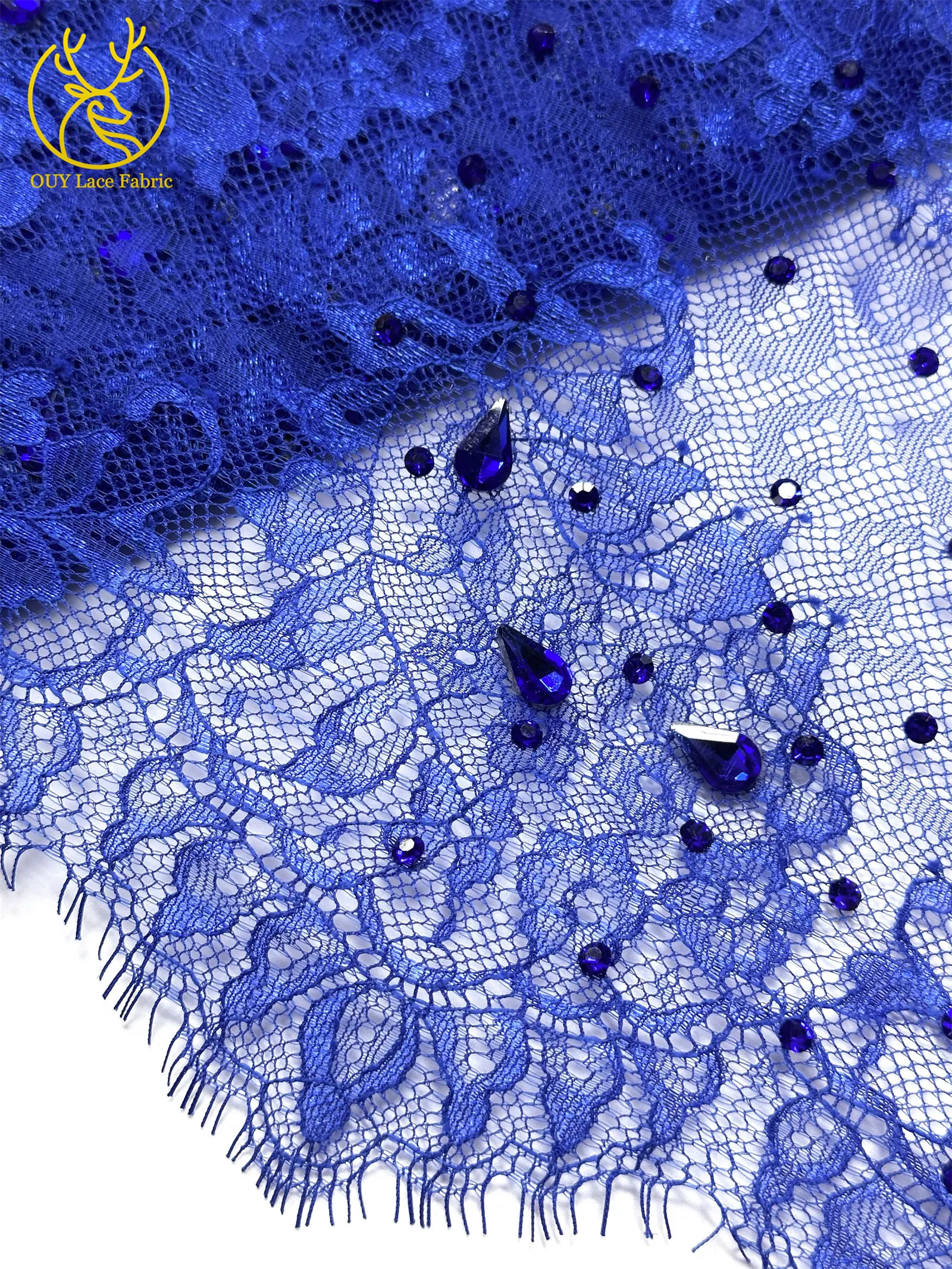 2026 Heißer Verkauf Lila Afrikanischer Französischer Tüll-Spitzenstoff mit Steinen Bestickt Elegantes Nigerianisches Brautkleid für Hochzeitsfeier 3 Meter – Detail 32