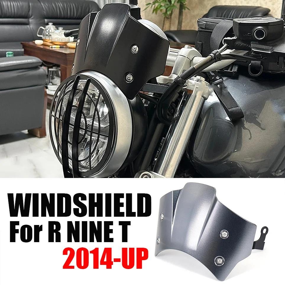 

Motorcycle Windscreen Wind Deflector Fairing Windshield Aluminium Modified windshield For R9T RNINET R NINE T NINET