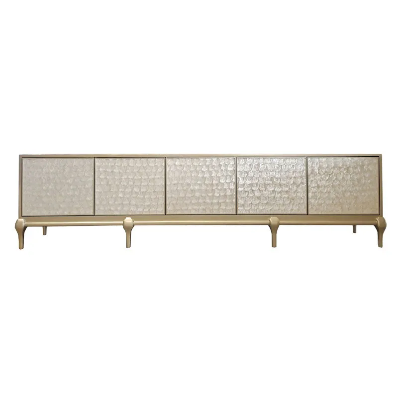 Customized light luxury furniture modern simple living room coffee table TV cabinet combination American light luxury shell