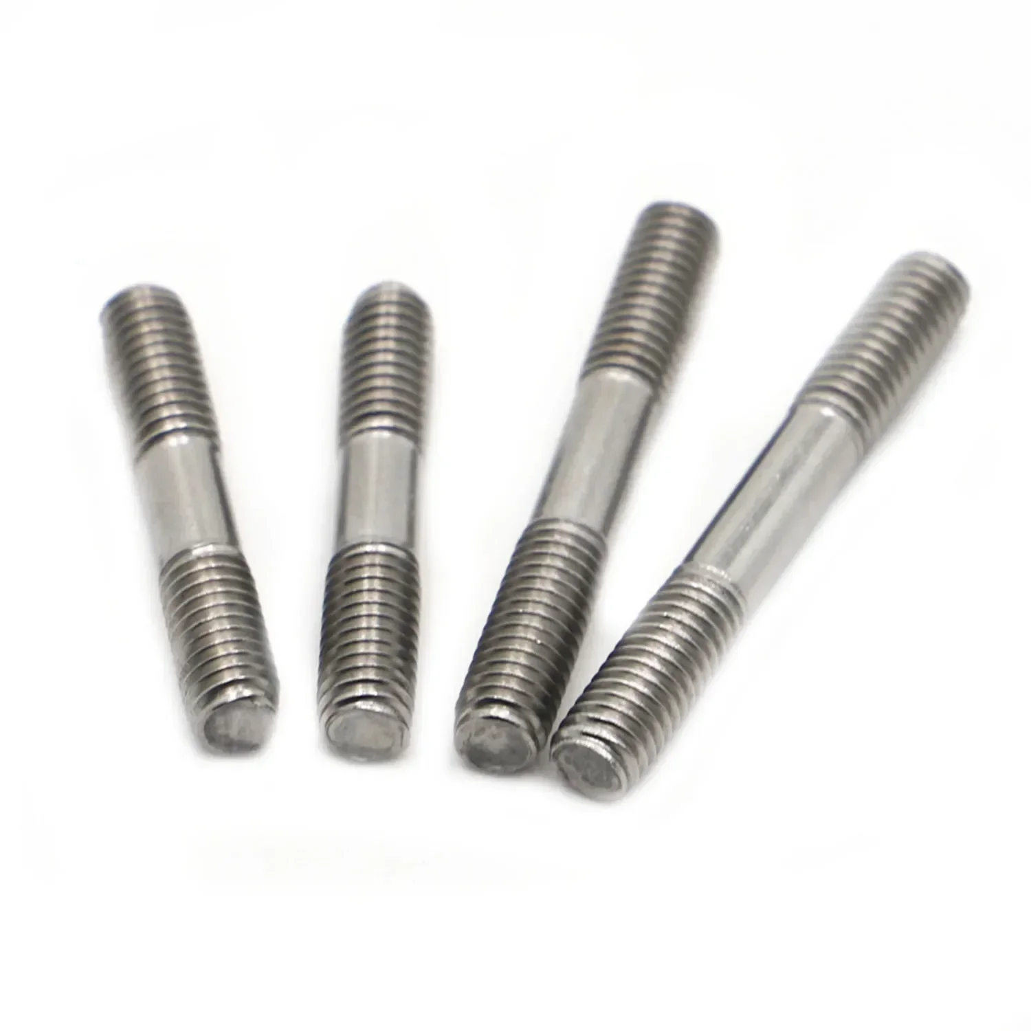 1-5pcs M3 M4 M5 M6 M8 M10 304 Rod Double Thread Stainless Steel Screw Stud Screw Rod Stud Bolt GB901