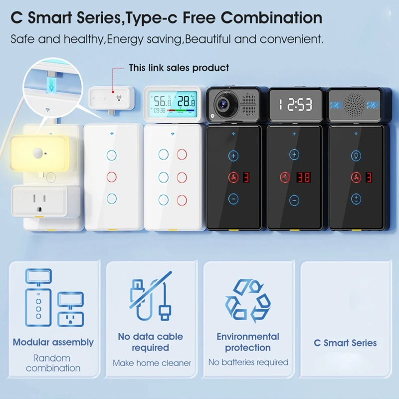 مكرر Zigbee للمنزل الذكي Tuya ، موسع من النوع C ، توسيع الإشارة ، بوابة نقل ، جسر لاسلكي ، جديد