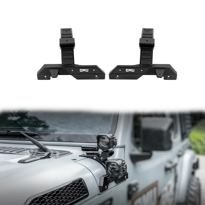

OMU Genesis Series A Pillar Light Holder For Jeep Wrangler JL Offroad Car Accessories 4x4 LED Light Bracket