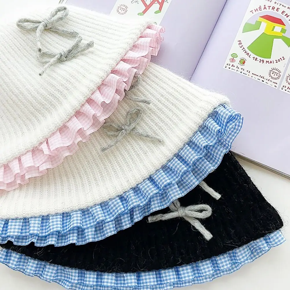 หมวกทรงปานามาหมวกปีกหนาอบอุ่นแบบลำลองสำหรับผู้หญิงหญิงสาว Topi Bucket ผ้ากำมะหยี่อ่อนหวานน่ารักสำหรับกลางแจ้ง