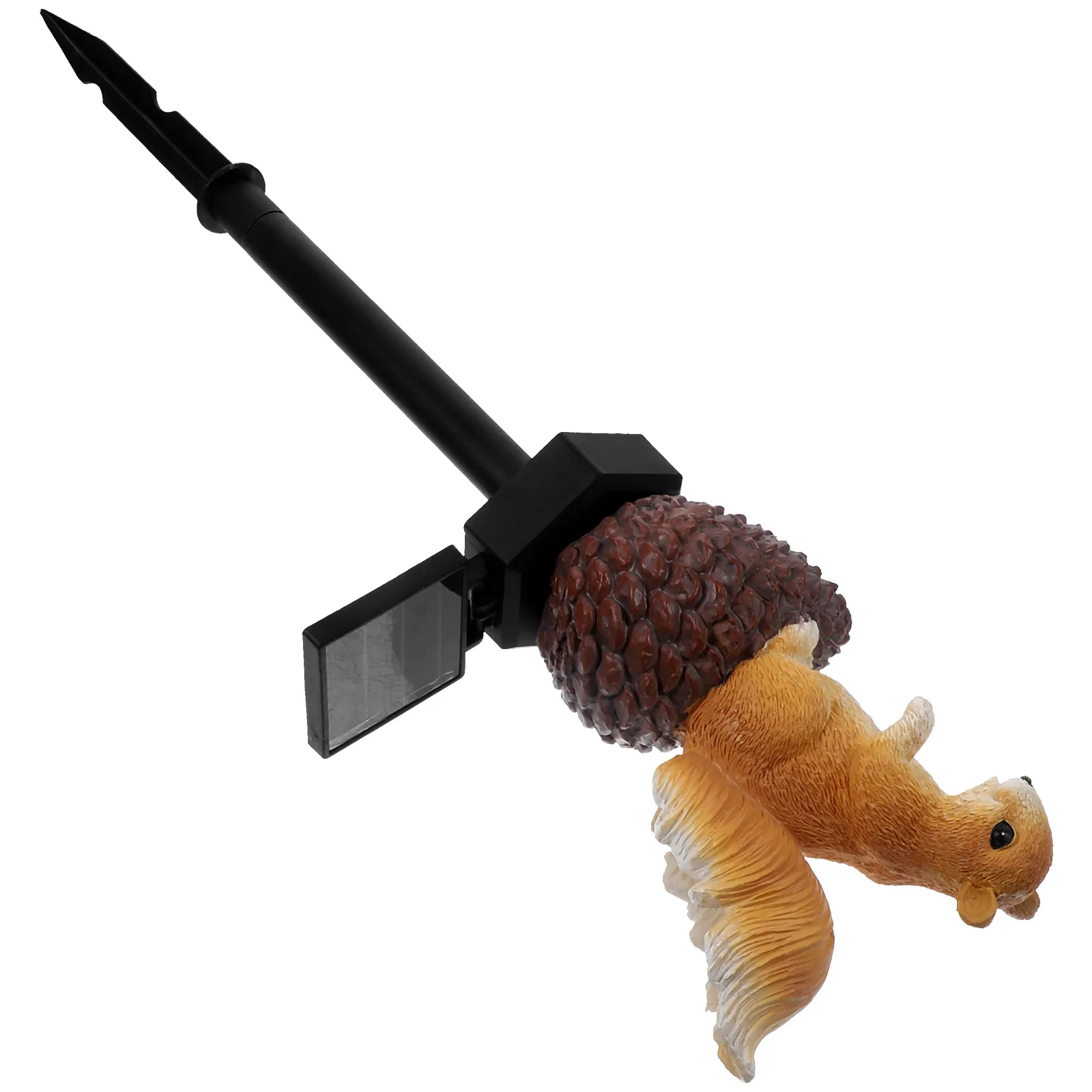 

Squirrel Resin Lamp Solar Stake Lights Outdoor Lighting for Yard Patio Decorations Pathway Synthetic Garden