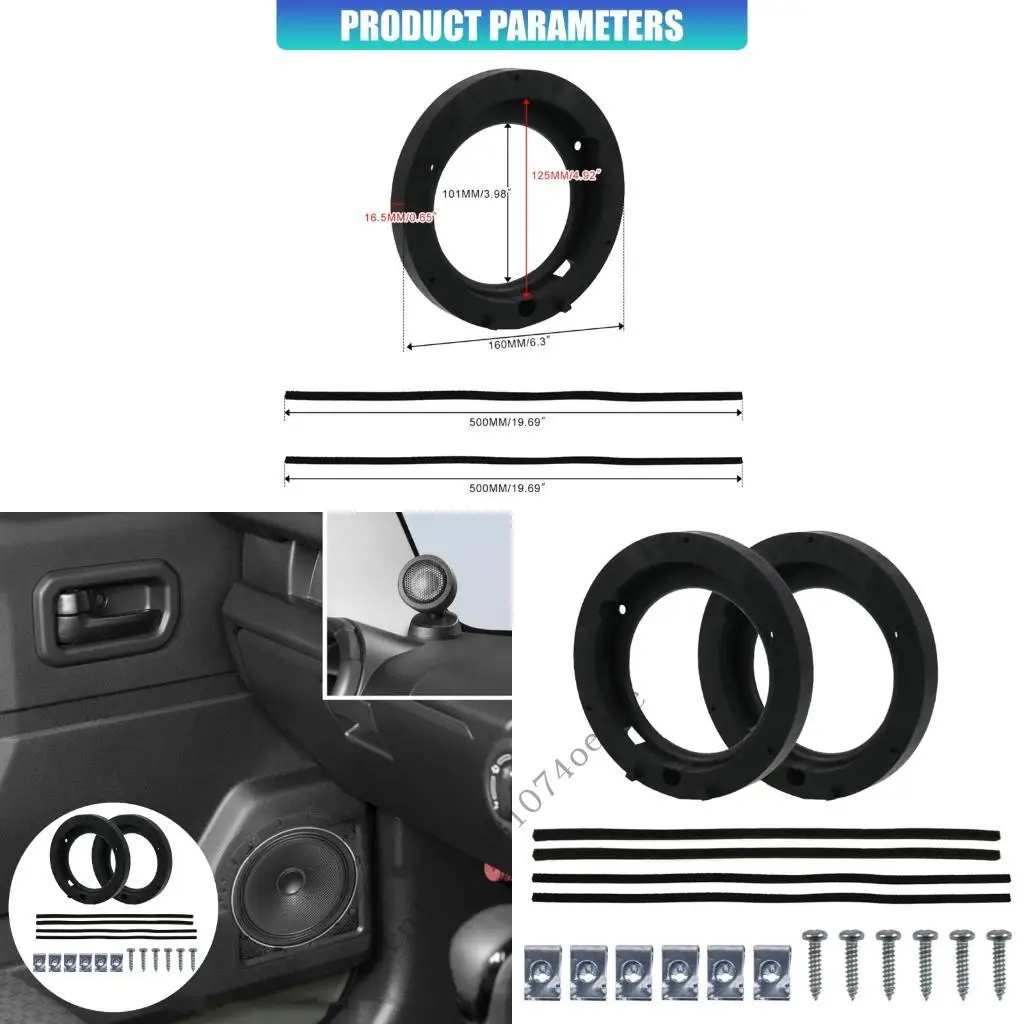 ABS Speaker Adapter For Jimny JB64 JB74 Direct Replacement Sealing Washer 