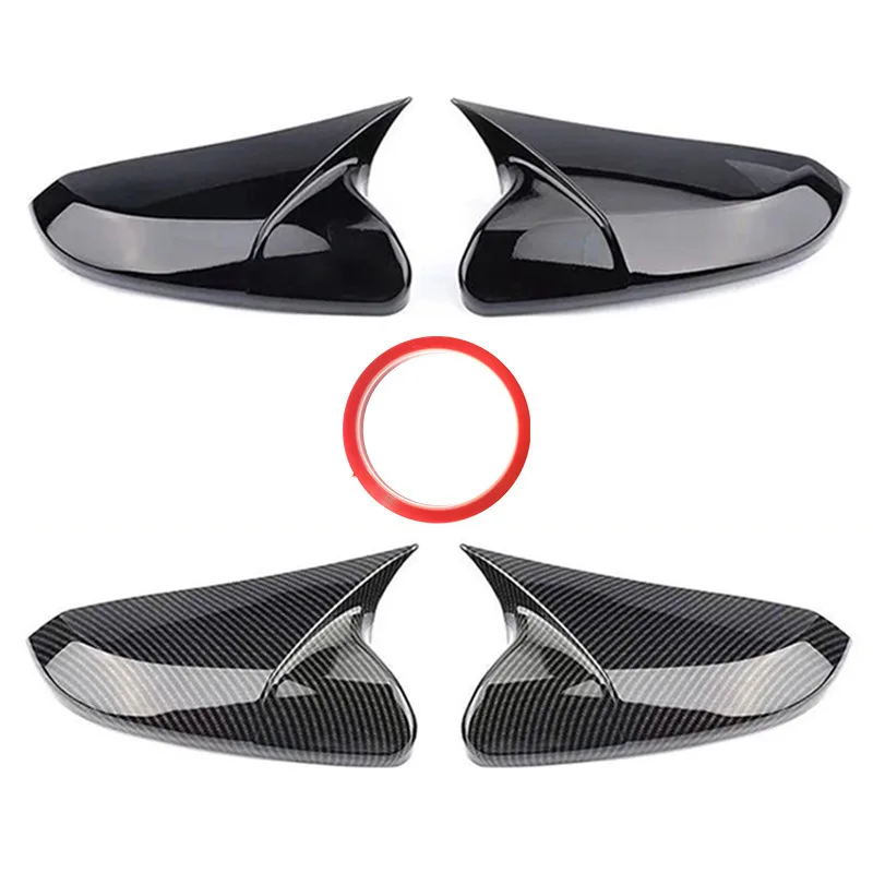 

Car Upgrade Carbon Fiber Charred Black Door Mirror Cover For Honda 10TH Generation Civic 2016-2021 Car Rearview Accessories