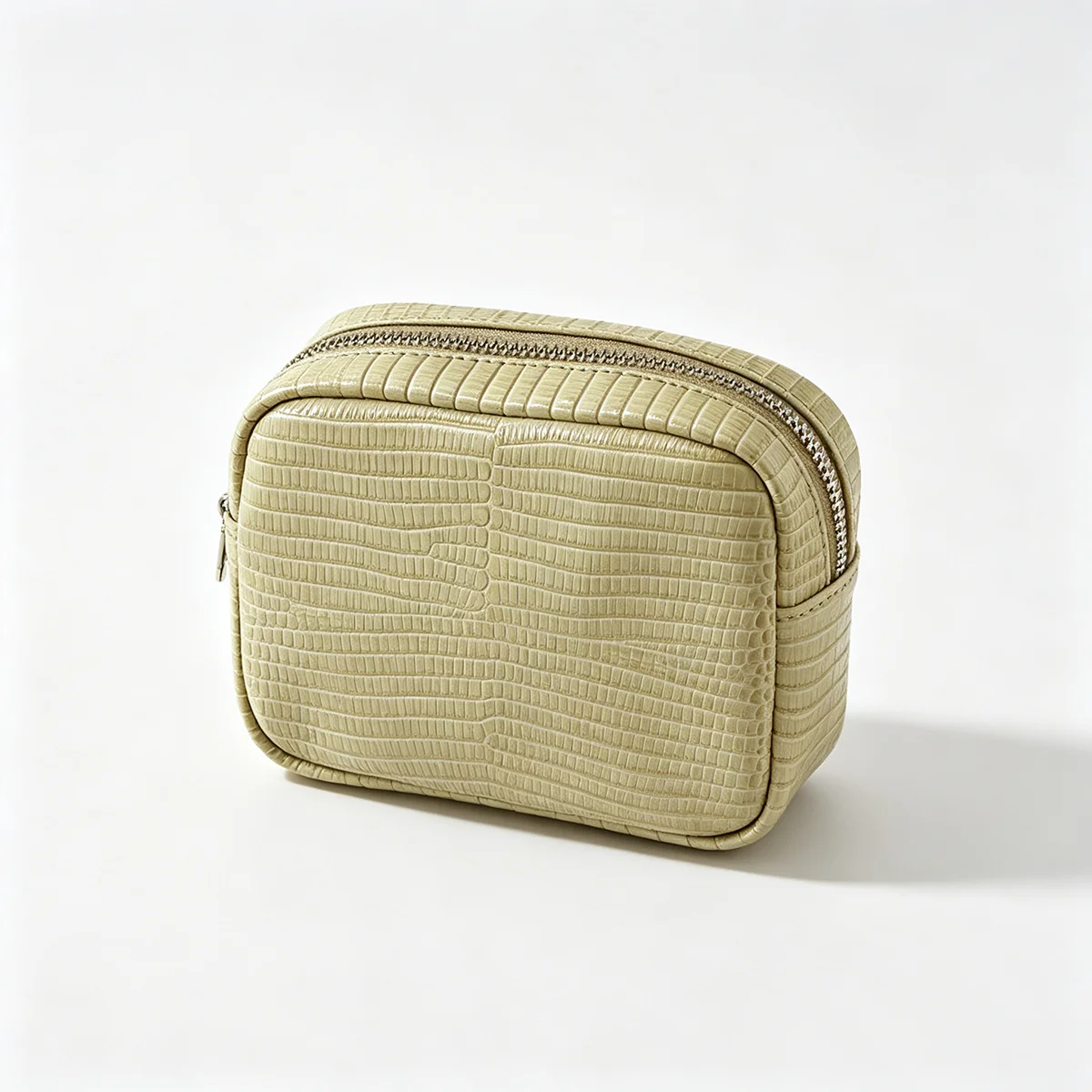 Echtes Leder mit Krokodilprägung Damen-Münzbörse Lippenstifthalter Kopfhörer-Schlüssel-Organizer Clutch Ausweiskartenetui Kosmetiktasche – Detail 22