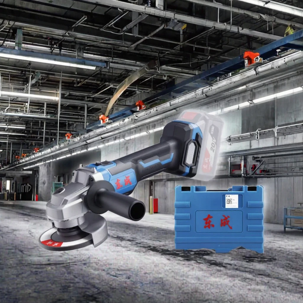 

Professional 20V Cordless Angle Grinder Li-ion Rechargeable Battery Tool For Metal Cutting Industrial Grade DIY Suitable Trigger