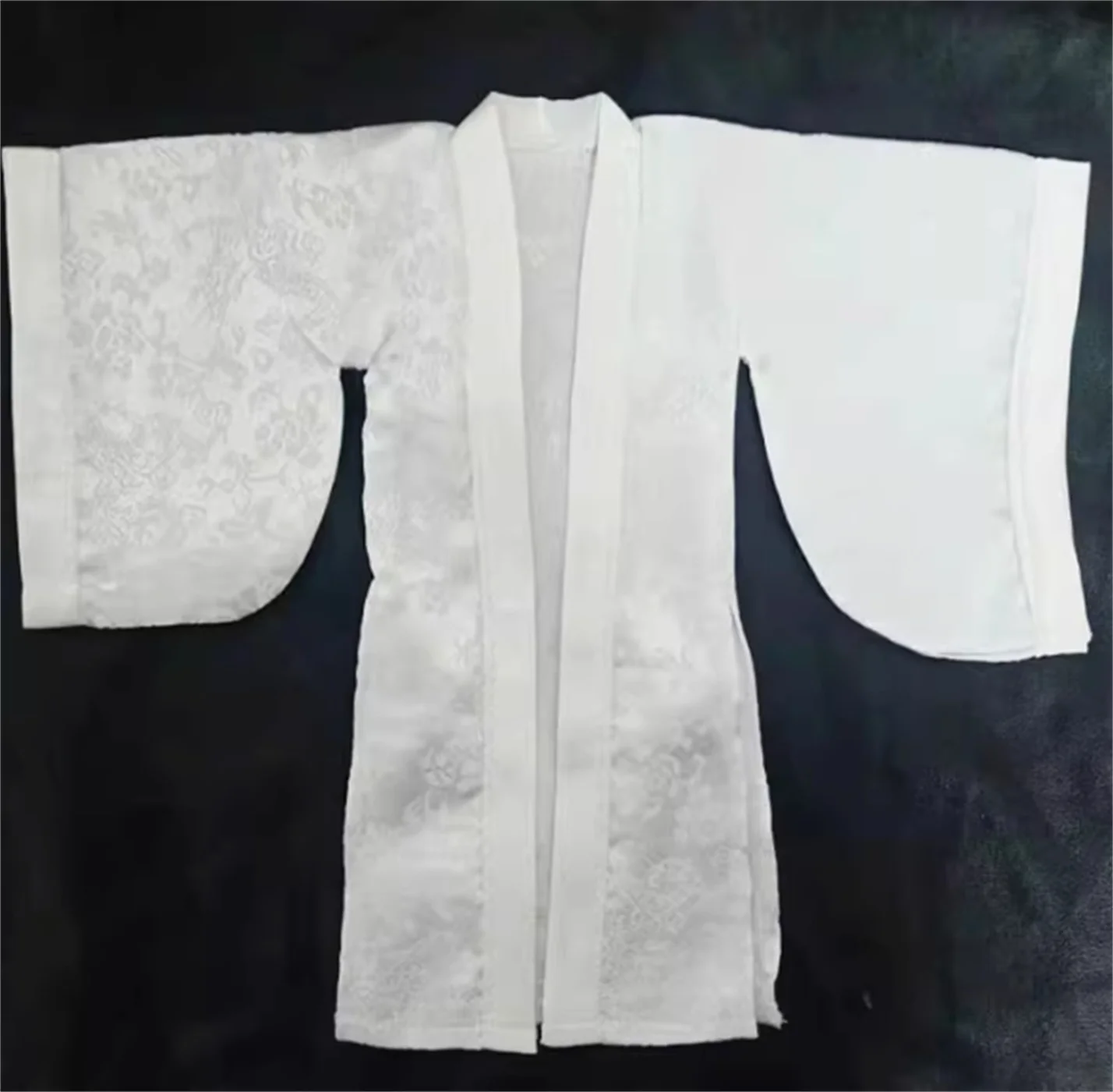 

White Ancient Long Dress 1/6 Scale Soldier Robe Hanfu Chinese Outfit Skirt Clothes Model Fit Soldier Action Figure Toys