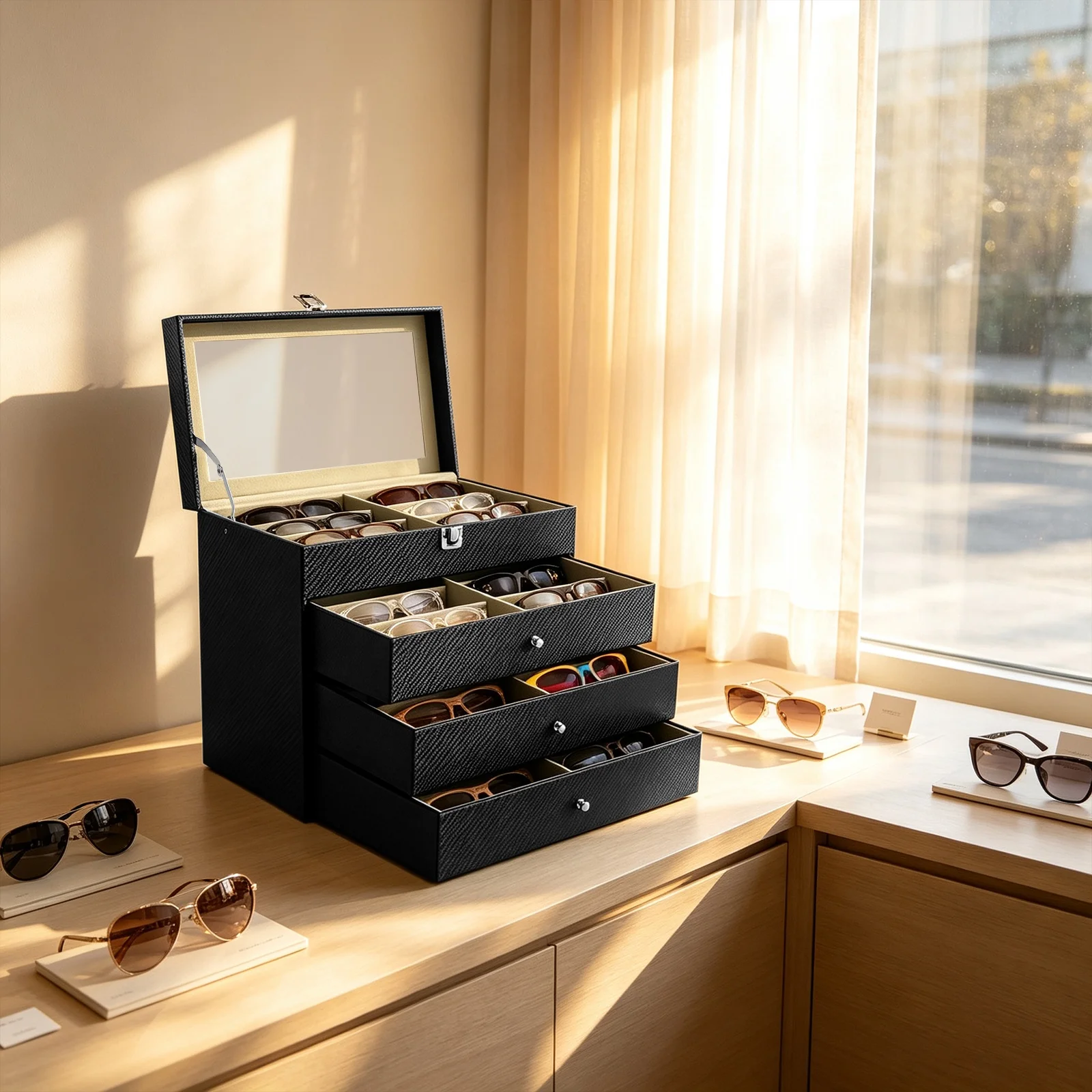 Jewelry Like Watches - Glasses Display Box Glasses Storage Box
